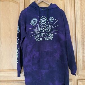 Purple Graphic Hoodie